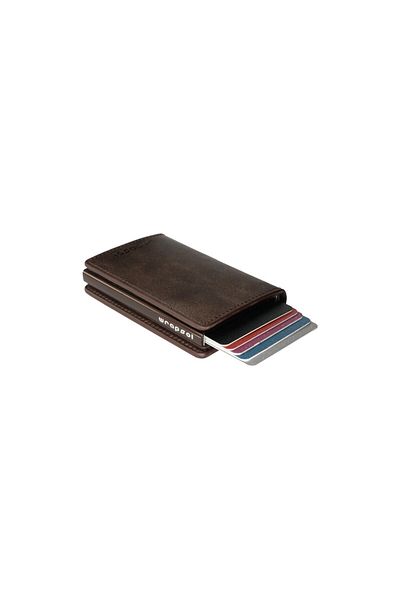 Wrapsol Mechanism Wallet Smart Card Holder Book Leather