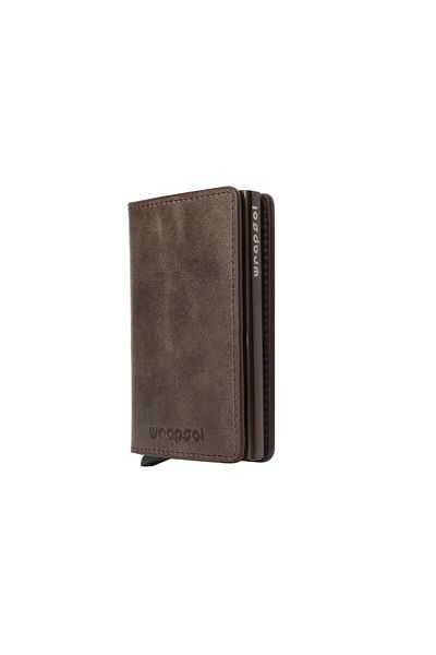 Wrapsol Mechanism Wallet Smart Card Holder Book Leather