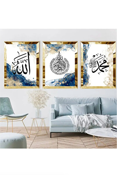 fabriflow exclusive Dekoratif Duvar Dekorasyon Aynalı Arapça Temalı Soyut Des...
