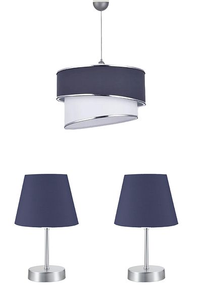 BBY HOME & DESIGN CHANDELIER, LAMPSHADE, NIGHTSTAND BEDROOM SET AMAYA MODEL