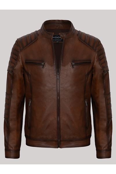 Derimont's Men's Leather Coat-EM02033