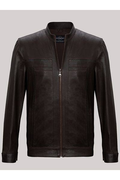 Derimont's Men's Leather Coat-EM02026