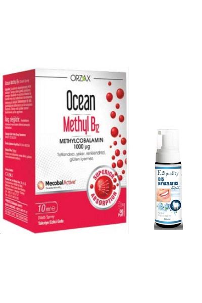 Ocean OrzaxOceanMethyl B12 10ml - Food Supplement and Whitening Foam Gift