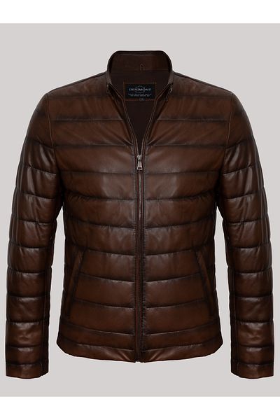 Derimont's Men's Leather Coat-EM2039