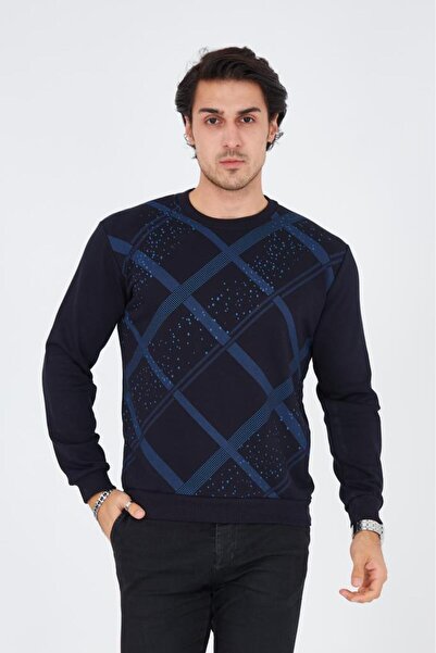 Rey Polo Bisiklet Yaka Baskılı Sweatshirt