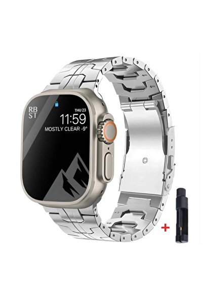 Apple Watch Band Uyumlu 42/44/45/49 Mm, Iwatch Seri 10 46mm/ Çelik Zarif Kordon Stainless Steel