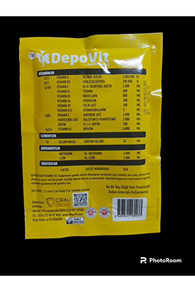DEPOVİT Depovit Multivitamin Aminoasit 100 gr