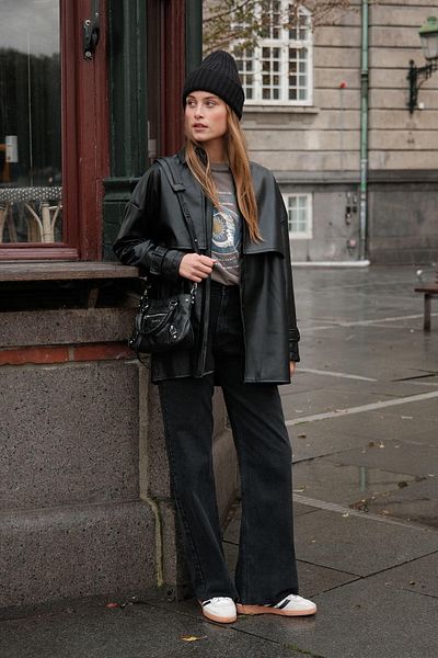 Manuka 1975 PALAZZO FIT JEANS BLACK