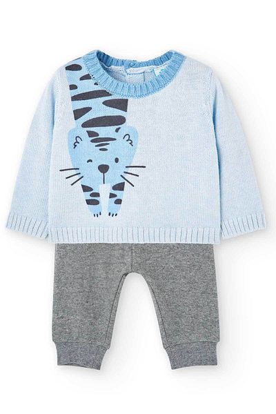 Boboli Baby Boy Set of 2 Light Blue