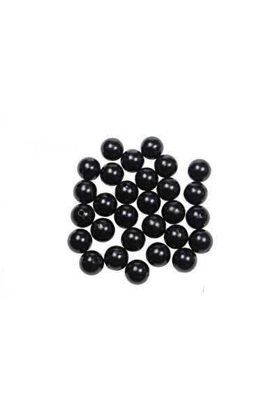 Prestij Boncuk Plastični crni biser 14 mm 500 grama