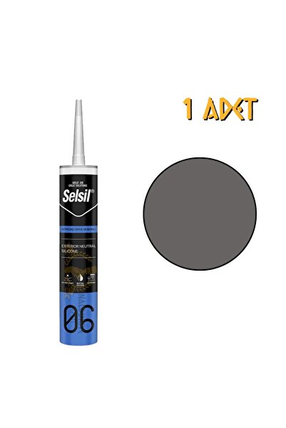 Selsil Dış Cephe Nötr Silikon ANTRASİT GRİ 300 ml. - 1 Adet