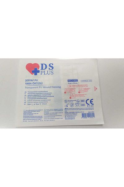DS Sağlık Damla Health Transparent Waterproof PU Wound Cover 9 cm x 10 cm 25 PACK