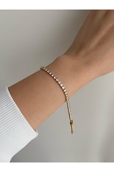 Owentis سوار إيزابيل من الفولاذ الذهبي الناعم المائي - لا يبهت -