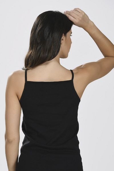 NBB 5 Pieces, 100% Cotton, Rope Strap, Women, Ribbed Undershirt