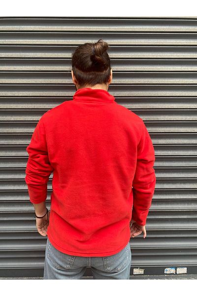 nacar çarşı UNISEX Polar Cold-Resistant Standard-fit Pocket-Free Men's Fleece Cardigan