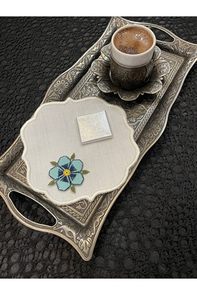 Acurmans İğne Oyası Kahve Yanı Sunum Peçetesi