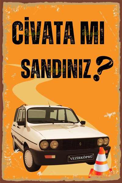 Hayal Poster Civata mı Duvar Yazıları Ahşap Poster