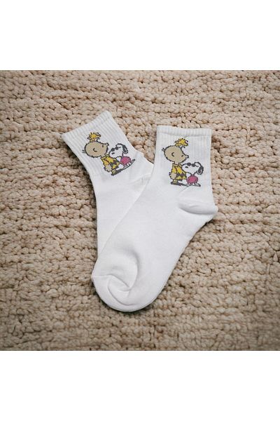 Touz Snoopy College Patterned Socks