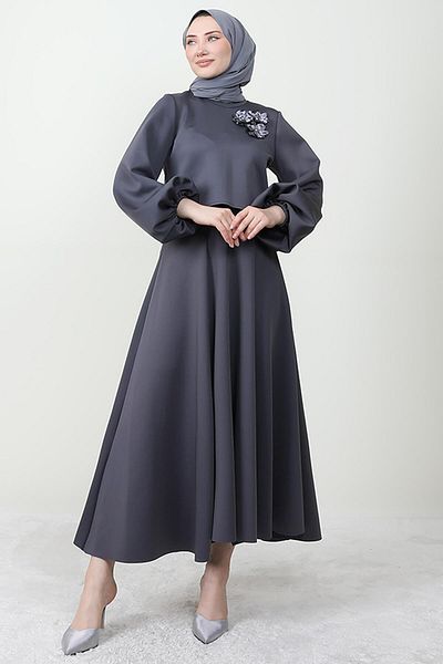 Giza Giyim Princess Skuba Suit Dark Gray