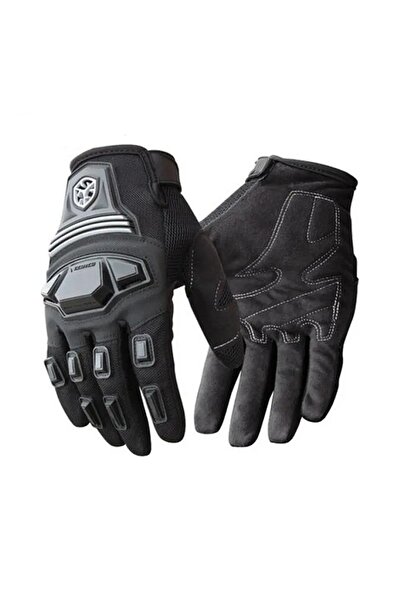 ebakbak Motosiklet Eldiveni Neopren Kumaş Full Korumalı Siyah Motor Eldiveni