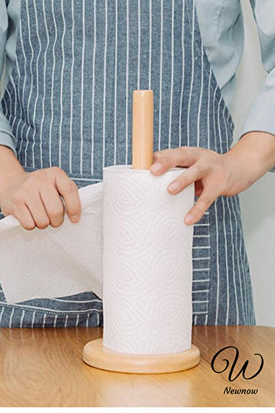 NEWNOW Bamboo Special Set - Spice Stand, Glass Spice Rack, Napkin Holder, Spoon Holder, Mug Hanger with Label and Spoon