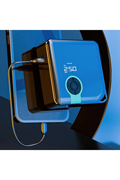 ekovolt Araba Hava Kompresörü Lastik Şişirme Arabalar Için Taşınabilir Elektr...