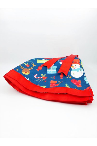 Tasarım Sentezi Christmas Pine Skirt Cover New Year Pine Tree Skirt Tree Coaster Christmas Christmas Gift Blanket Ornament