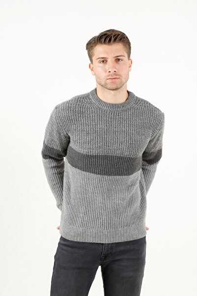 F&K Crew Neck Men's Knitwear Sweater