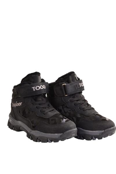 Brs Erkek Çocuk İçi Yünlü Soğuğa Ve Suya Dayanıklı Kışlık Günlük Bot / Kar Botu