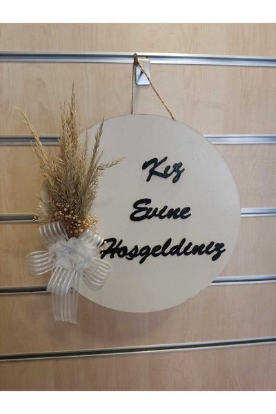 Evsay Welcome to Your Girl's Home Door Ornament 28*28 Cm