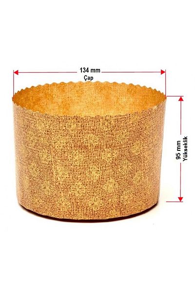 PastaLife Panetto Bread and Cake Mold 134mm Diameter 95mm Height 10 Pieces