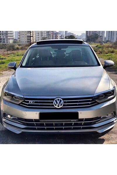 NamTuning Passat B8 Ön Tampon Eki Ön Karlık Boyasız 2015-2019 Uyumlu