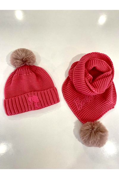 öykümgaleria Girl's Scarf Beret Set