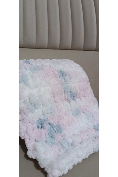 Moda Biçer Şal de eşarfă tricotat de pluş