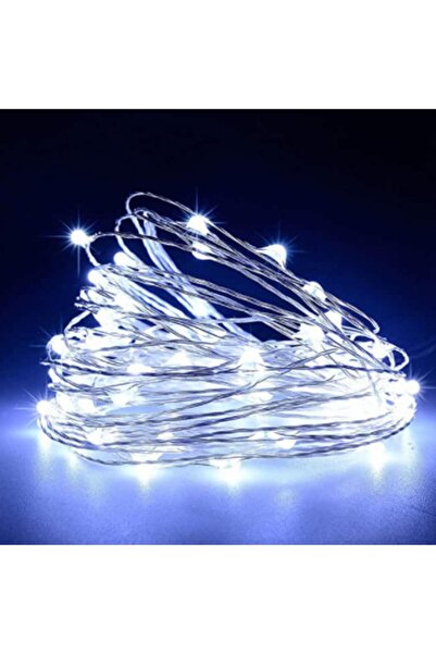 Beyaz Ac-kapa 10 Metre Peri Led