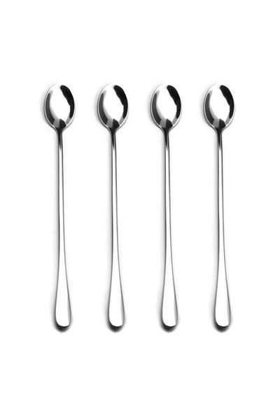 Zem Long Drink Spoon, Cocktail Spoon 4 Pieces