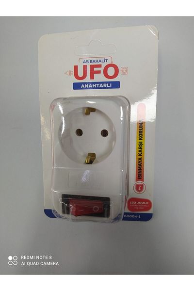 As Bakalit Surge Protected Switch Socket
