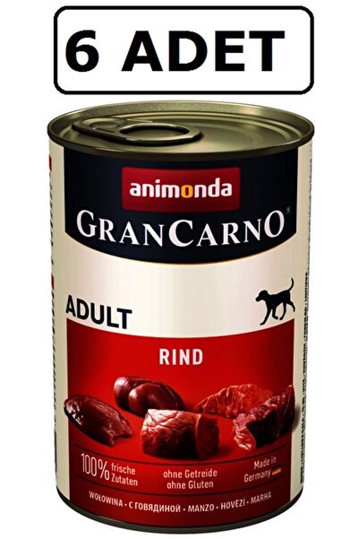 Animonda Grancarno Sığır Etli Köpek Konservesi 6 Adet X 400 Gr Yaş Mama Rınd