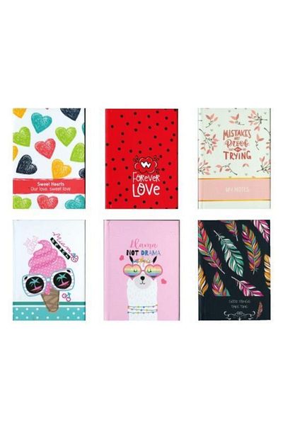 Mikro A7 80 Sheets Notepad with Hard Cover