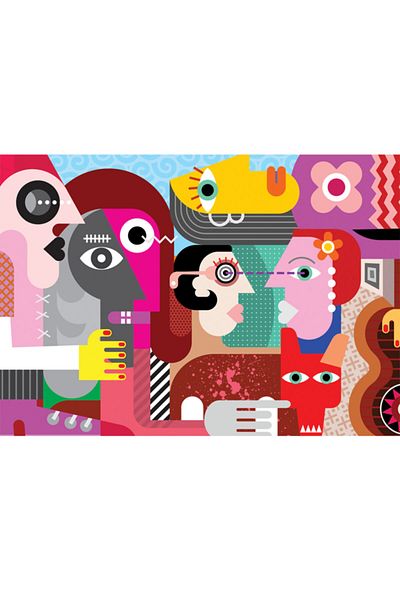 Ks Games Puzzle 1000 Pieces 68X48 cm Strange People and Dirty Dog