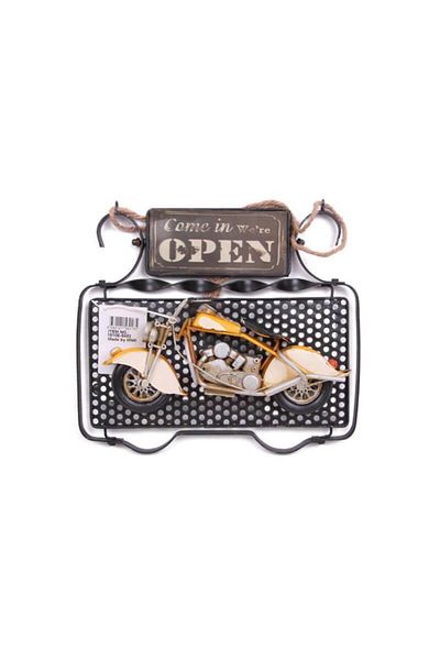 mikudesign Decorative Metal Door Sign Motorcycle Decorated Vintage Gift