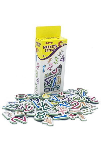 Diytoy Manyetik Sayılar Mıknatıslı Eğitici Oyuncak 51 Parça