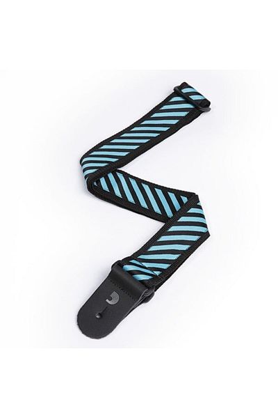Daddario Planetwaves 50Sjp01 Guitar Strap 50mm Woven Jaquard on Polyopro Blue