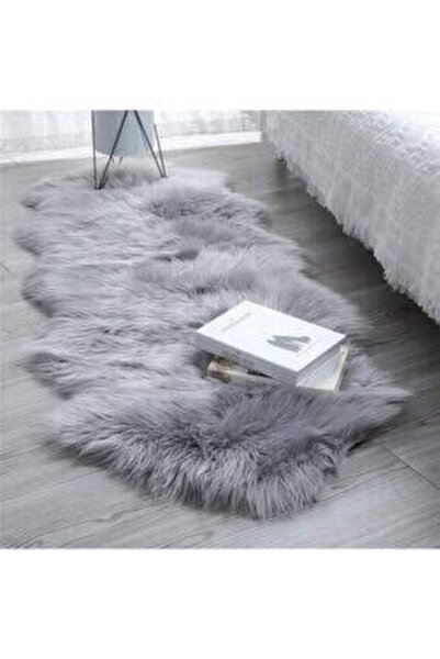 cosswell ultra yumusak pelus post kaymaz gri hali 70x 150 cm fiyati yorumlari trendyol