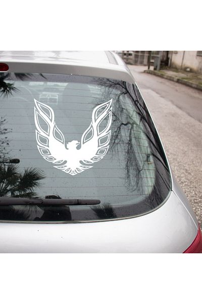 MIGNATIS Autocolant Phoenix Capră cu capul spre dreapta 25cm - Alb