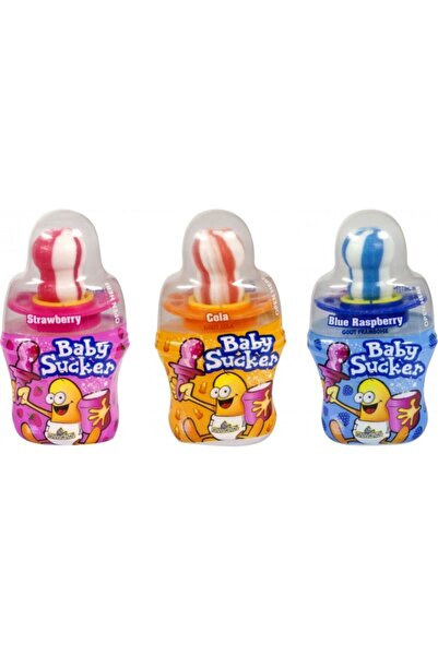 ELLO CANDY 32 جرام 3 قطع حلوى زجاجة مع حلمة