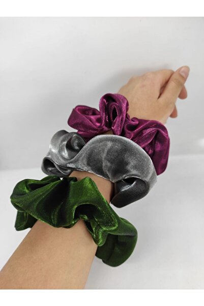 Melkady Aksesuar Melkady 131mon - Janjan Scrunchie Saç Lastiği Seti (3'lü)
