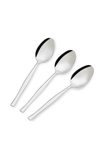 Nehir Sea Model Gray Sweet Spoon - Set of 6 18/10 cr