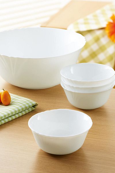 Luminarc Cadıx Tempered White 6 Pieces Soup Bowl 12 Cm 37789