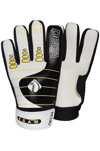 Delta مقاس XL أصفر - مقاس 10 قفازات حارس المرمى
